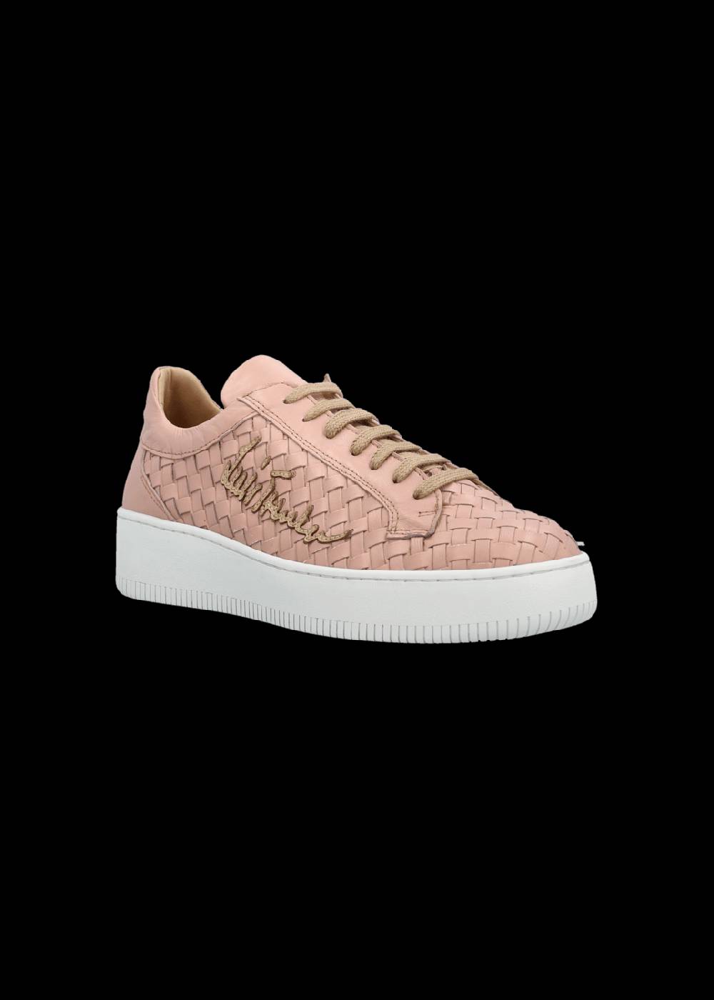 Luis Trenker Sneaker In Pelle Intrecciata Modello Lupintras