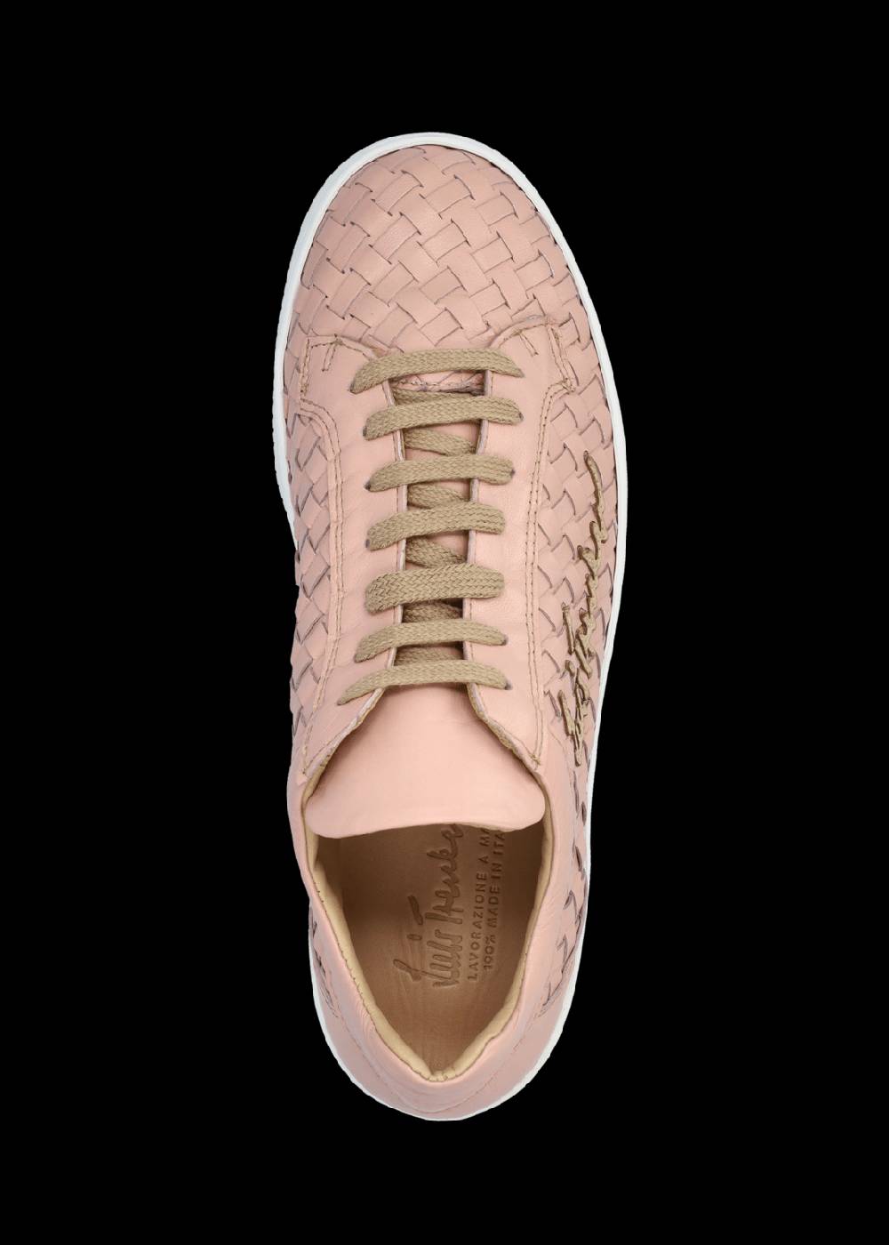 Luis Trenker Sneaker In Pelle Intrecciata Modello Lupintras