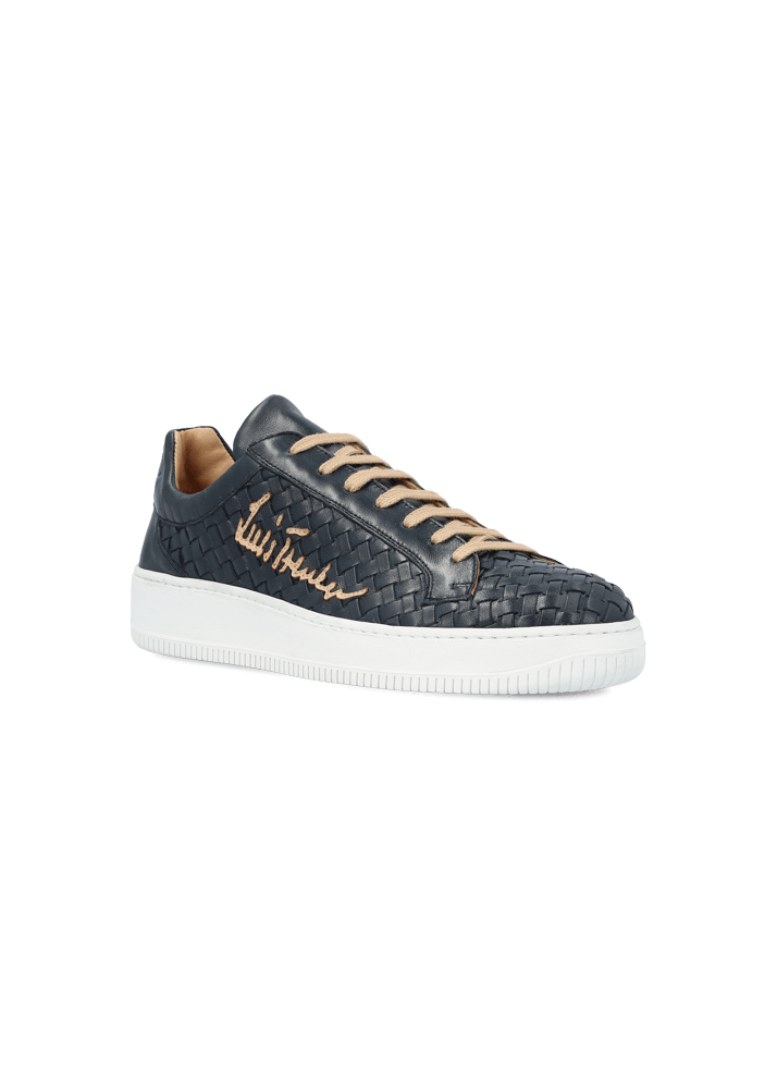 Luis Trenker Sneaker In Pelle Intrecciata Modello Lupintros
