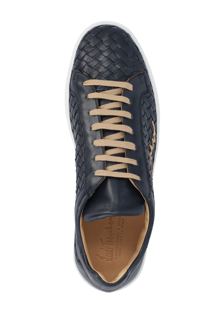 Luis Trenker Sneaker In Pelle Intrecciata Modello Lupintros
