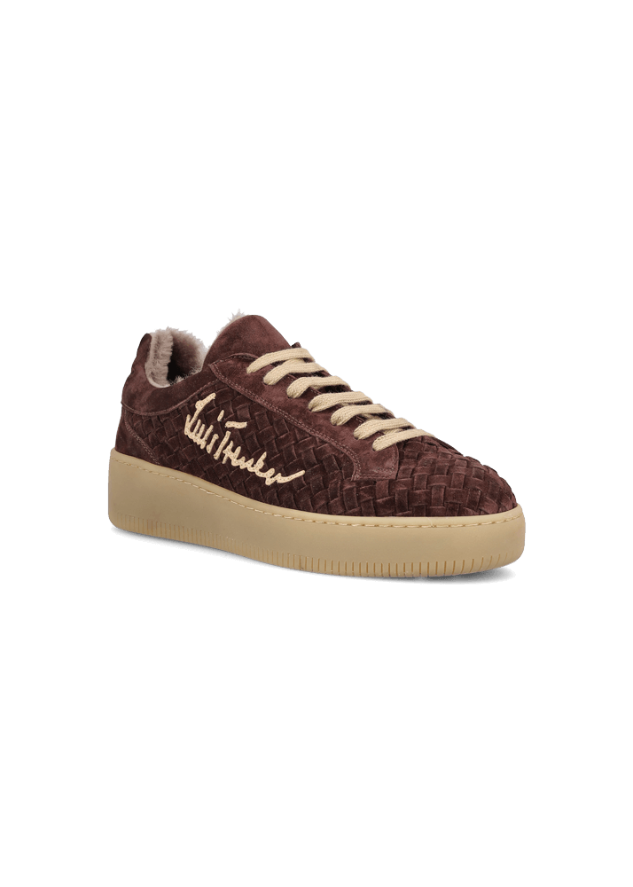 Luis Trenker Sneaker In Pelle Scamosciata Intrecciata Lupintras