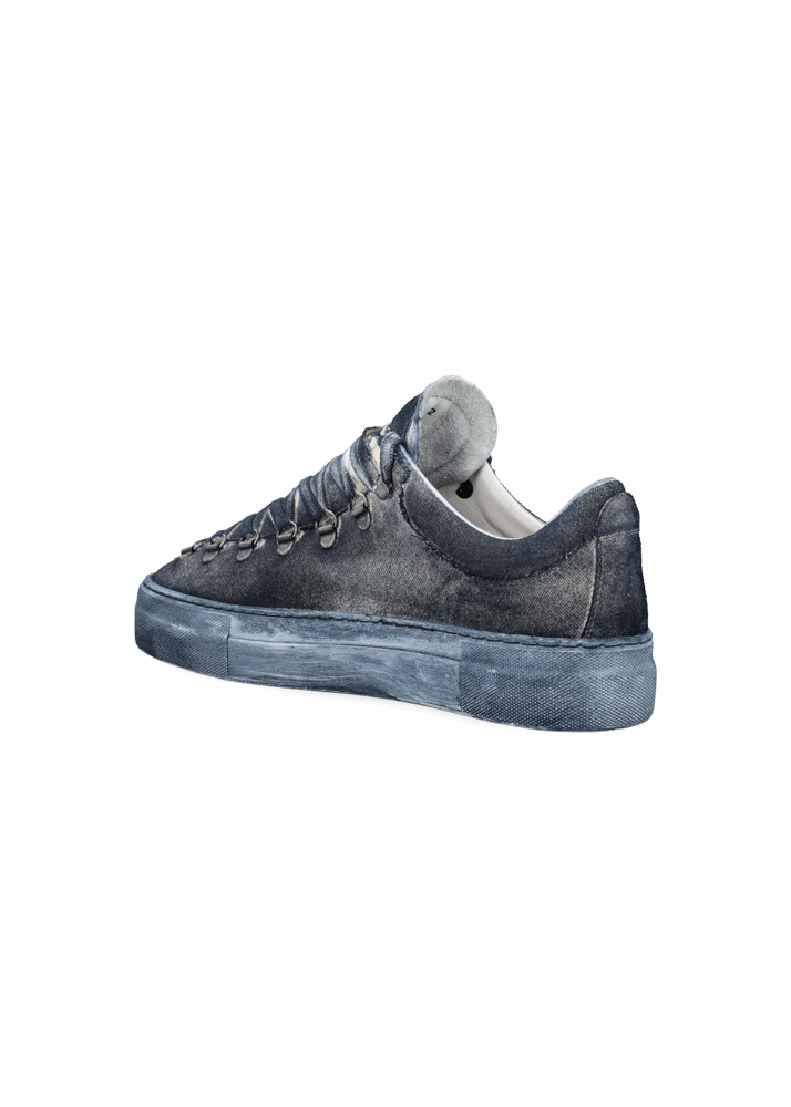 Luis Trenker Sneaker In Tela E Pelle Modello Luleon