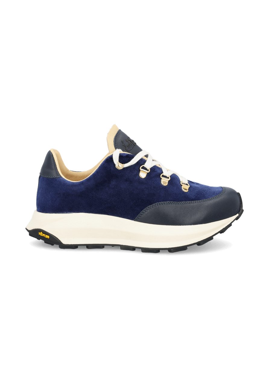 Luis Trenker Sneakers in velluto e pelle modello Luleandra
