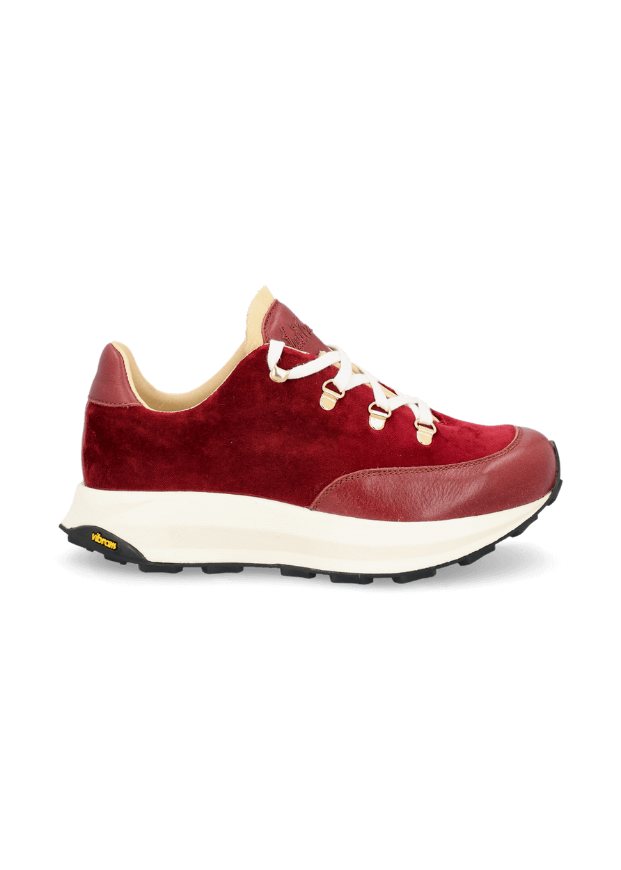 Luis Trenker Sneakers in velluto e pelle modello Luleandra