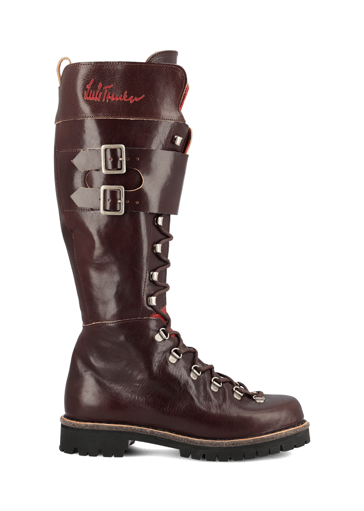 Luis Trenker Stivale In Pelle Alto Fino Al Ginocchio Lutina