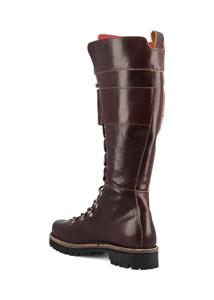 Luis Trenker Stivale In Pelle Alto Fino Al Ginocchio Lutina