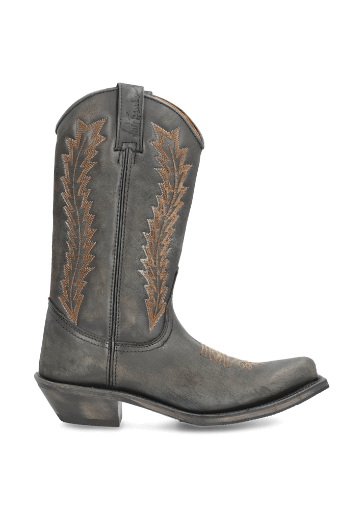 Luis Trenker Stivali Da Cowboy In Pelle Ricamata Modello Lucamp