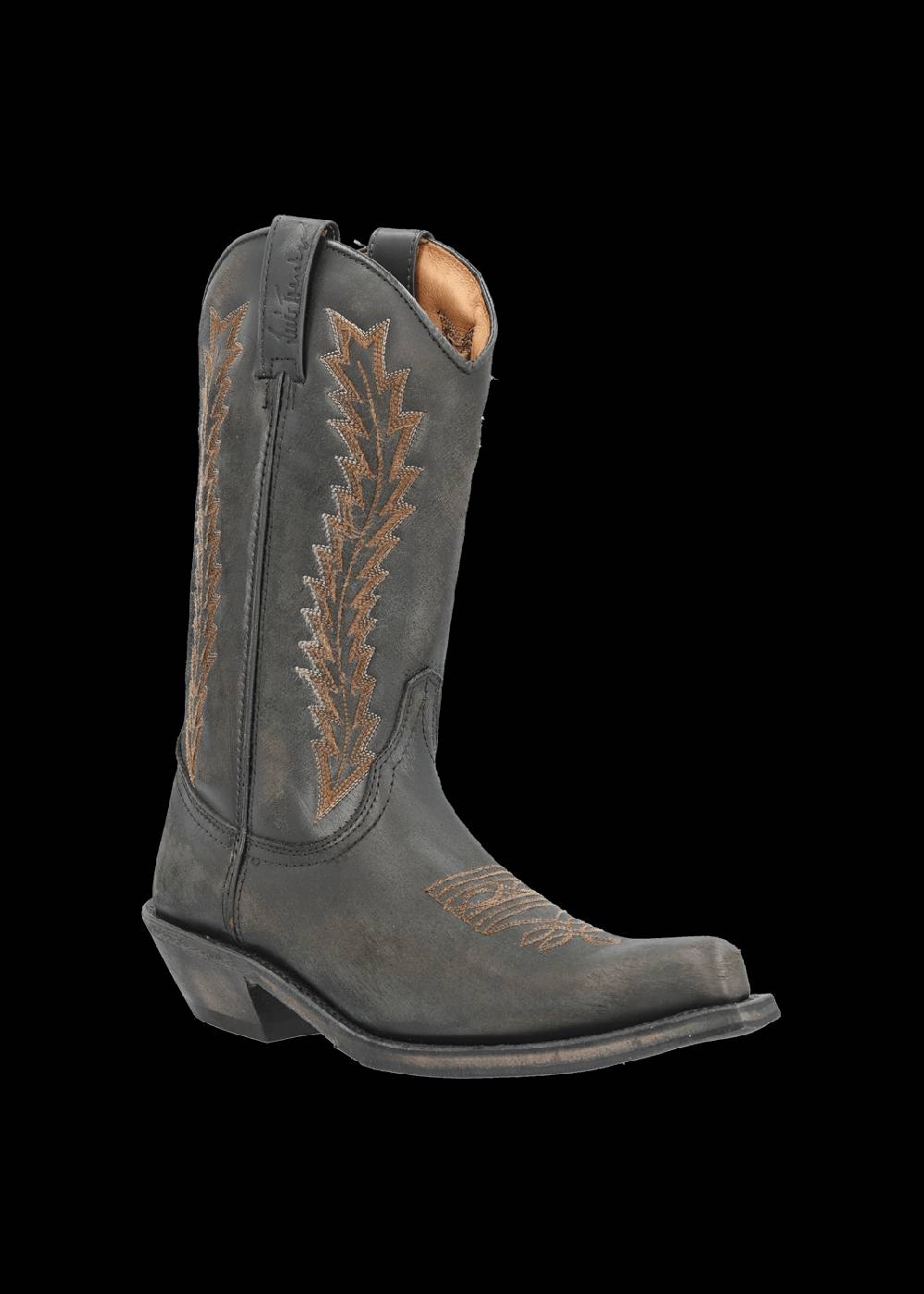 Luis Trenker Stivali Da Cowboy In Pelle Ricamata Modello Lucamp