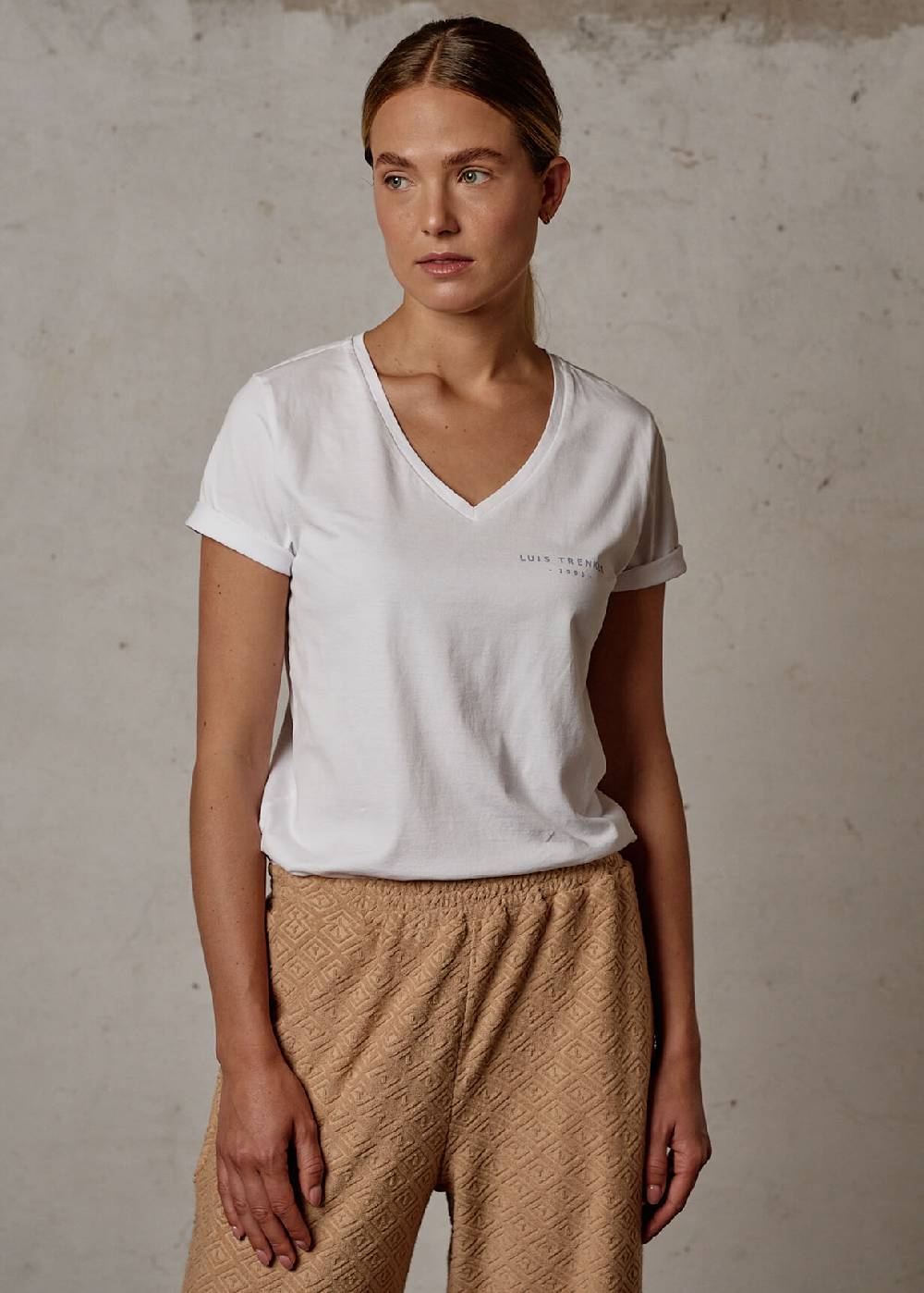Luis Trenker T-shirt Basic In Cotone Modello Lucarla