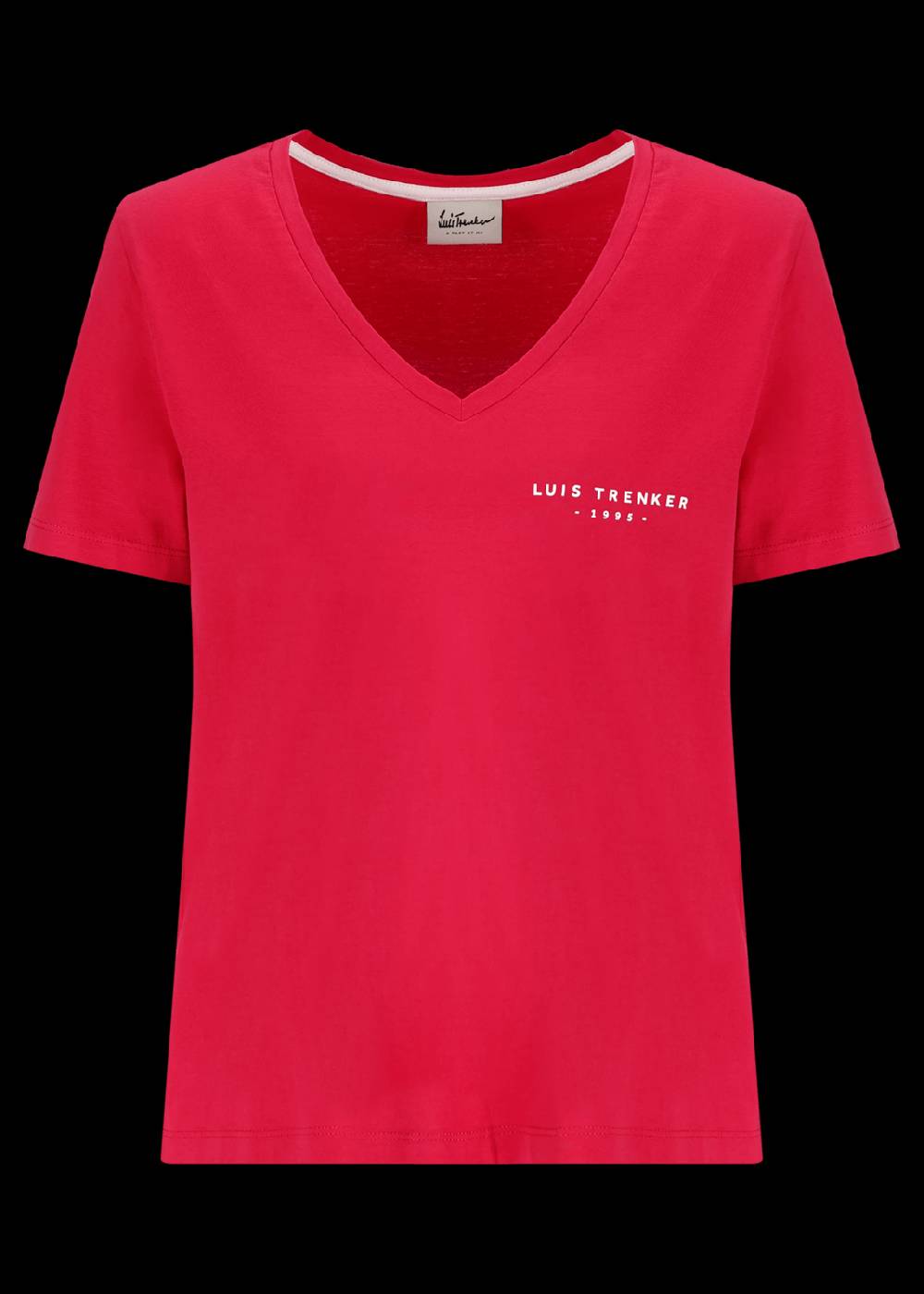 Luis Trenker T-shirt basic in cotone modello Lucarla