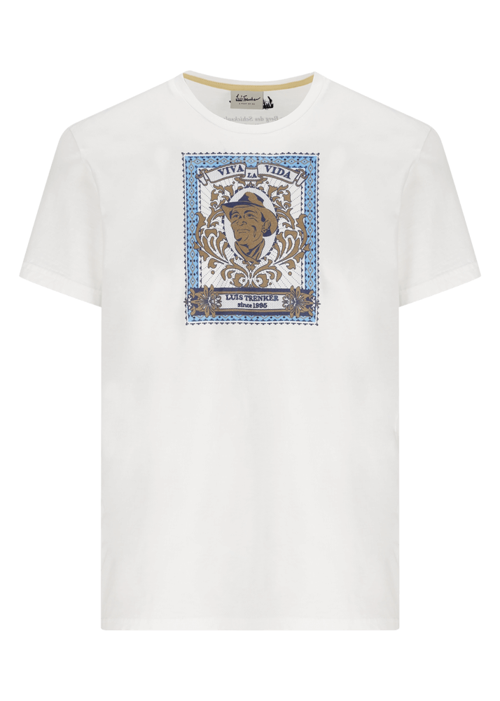 Luis Trenker T-shirt Con Grafica Originale Modello Luvida