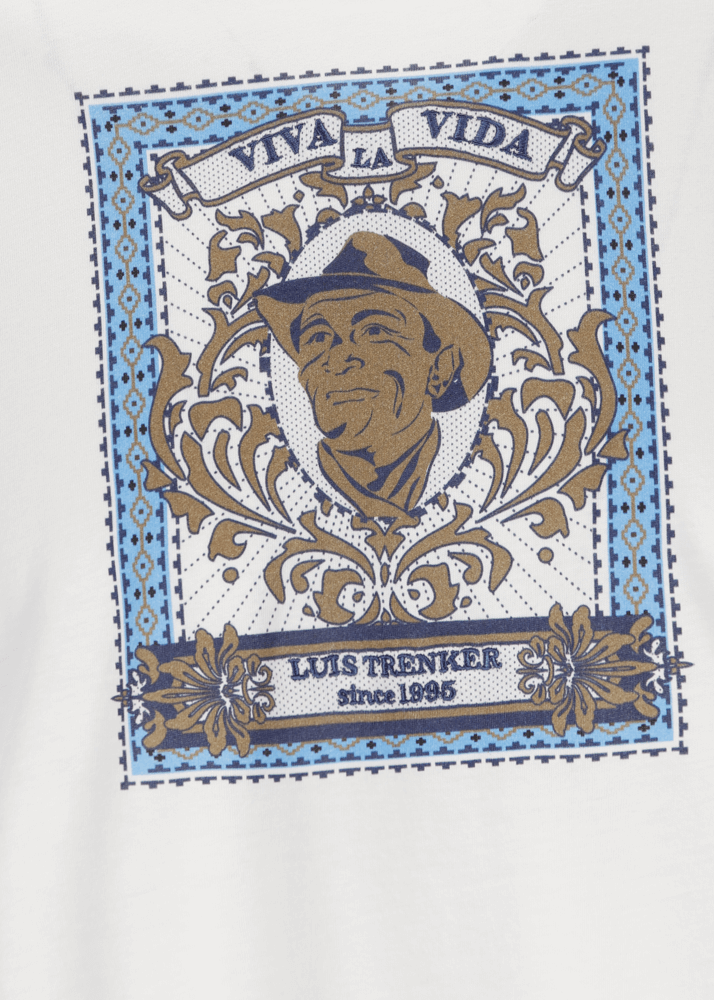 Luis Trenker T-shirt Con Grafica Originale Modello Luvida