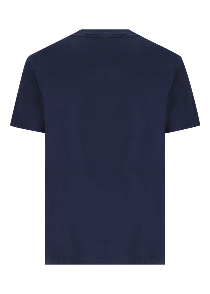 Luis Trenker T-shirt Con Logo Ricamato E Stampa "Kosmopolit"