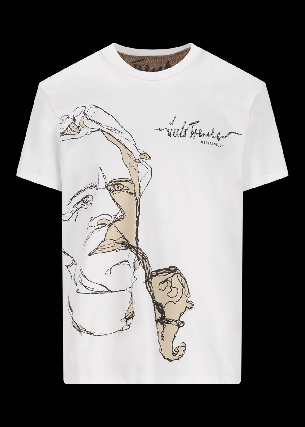 Luis Trenker T-shirt Con Motivo Heritage Modello Luluis