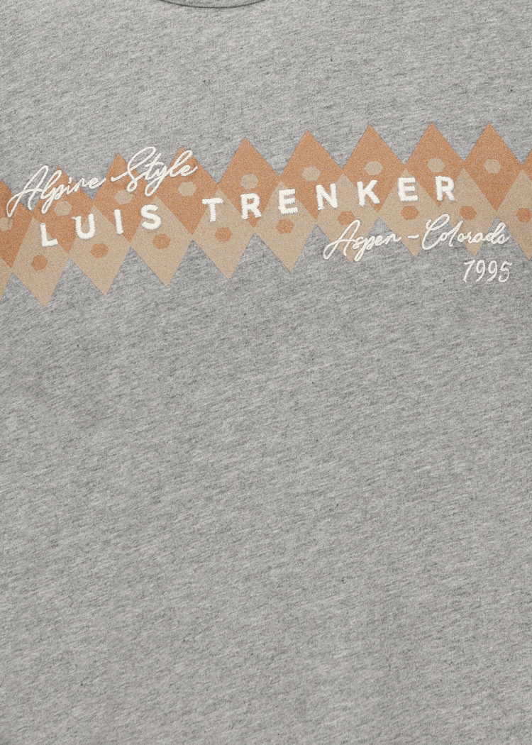 Luis Trenker T-shirt Con Stampa E Ricamo Modello Lulapo