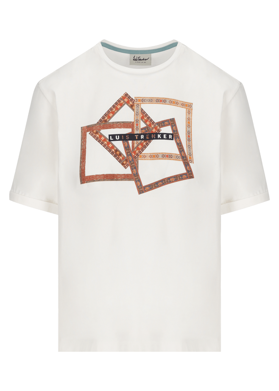 Luis Trenker T-shirt con stampa etnica modello Ludile