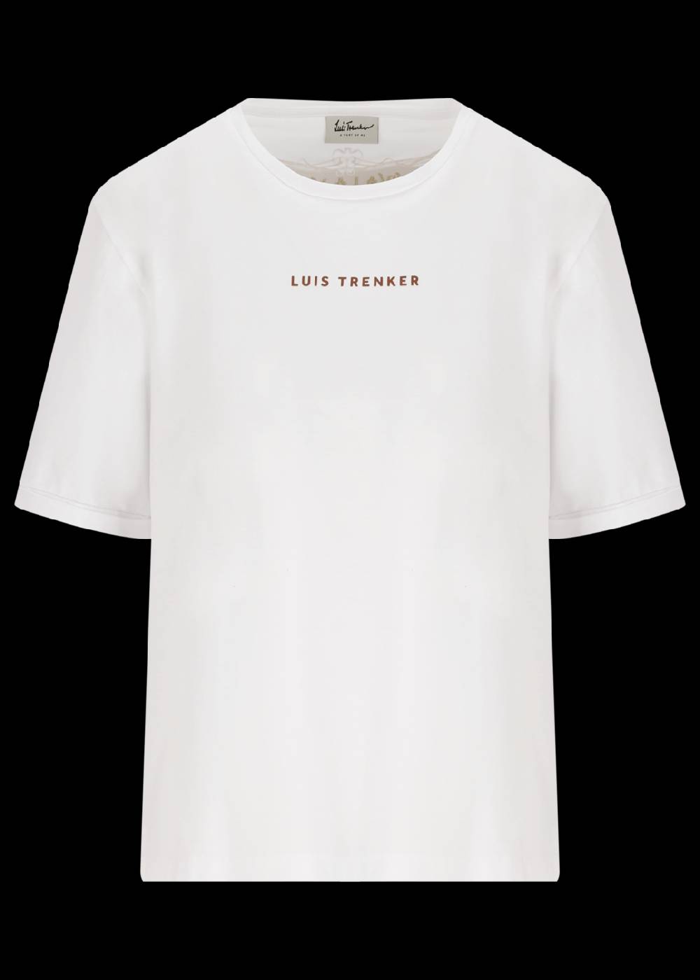 Luis Trenker T-shirt Con Stampa Sulla Parte Posteriore Modello Lutima