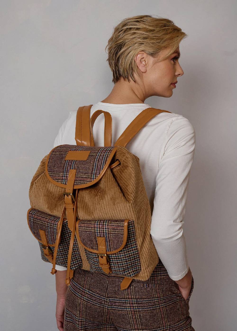 Luis Trenker Zaino in materiale misto modello Lumarcel