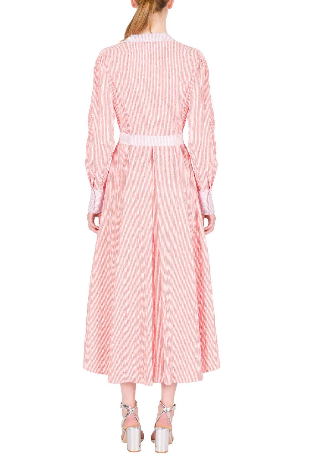 Luisa Beccaria Abito A Portafoglio Bicolore A Righe