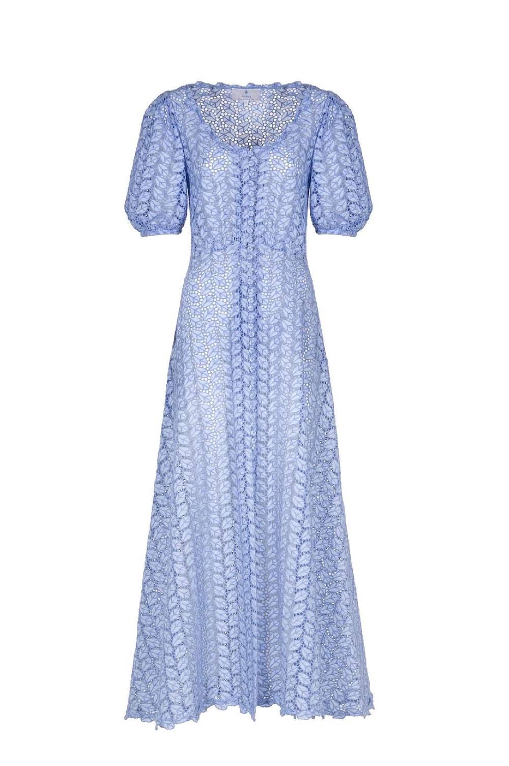 Luisa Beccaria Abito Bottoncino in Broderie Anglaise