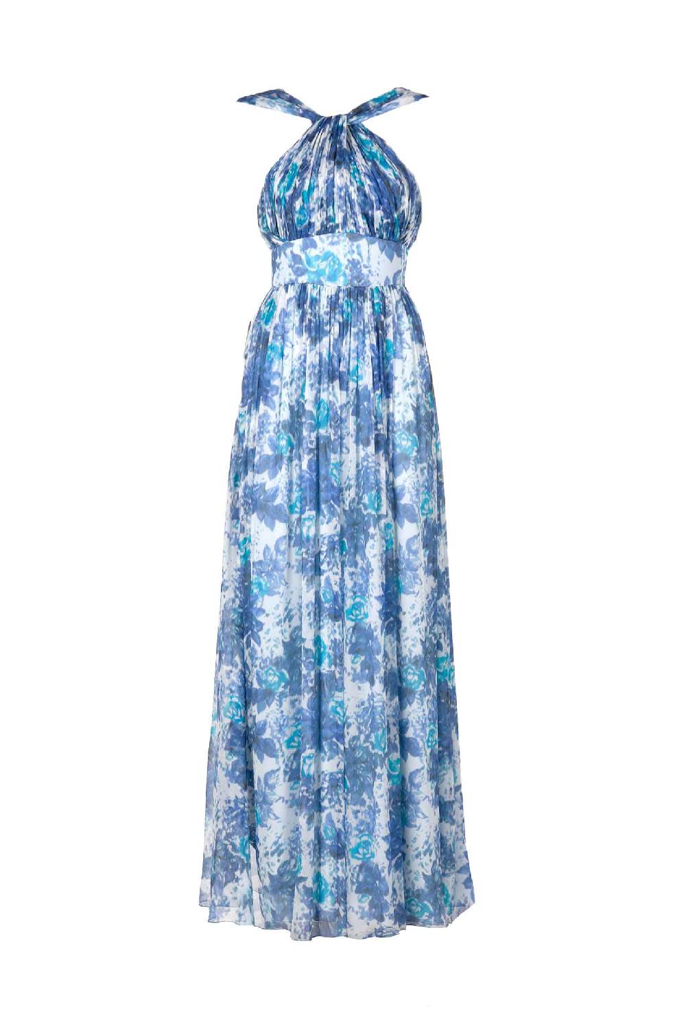 Luisa Beccaria Abito Capri In Chiffon Con Dettaglio Nodo