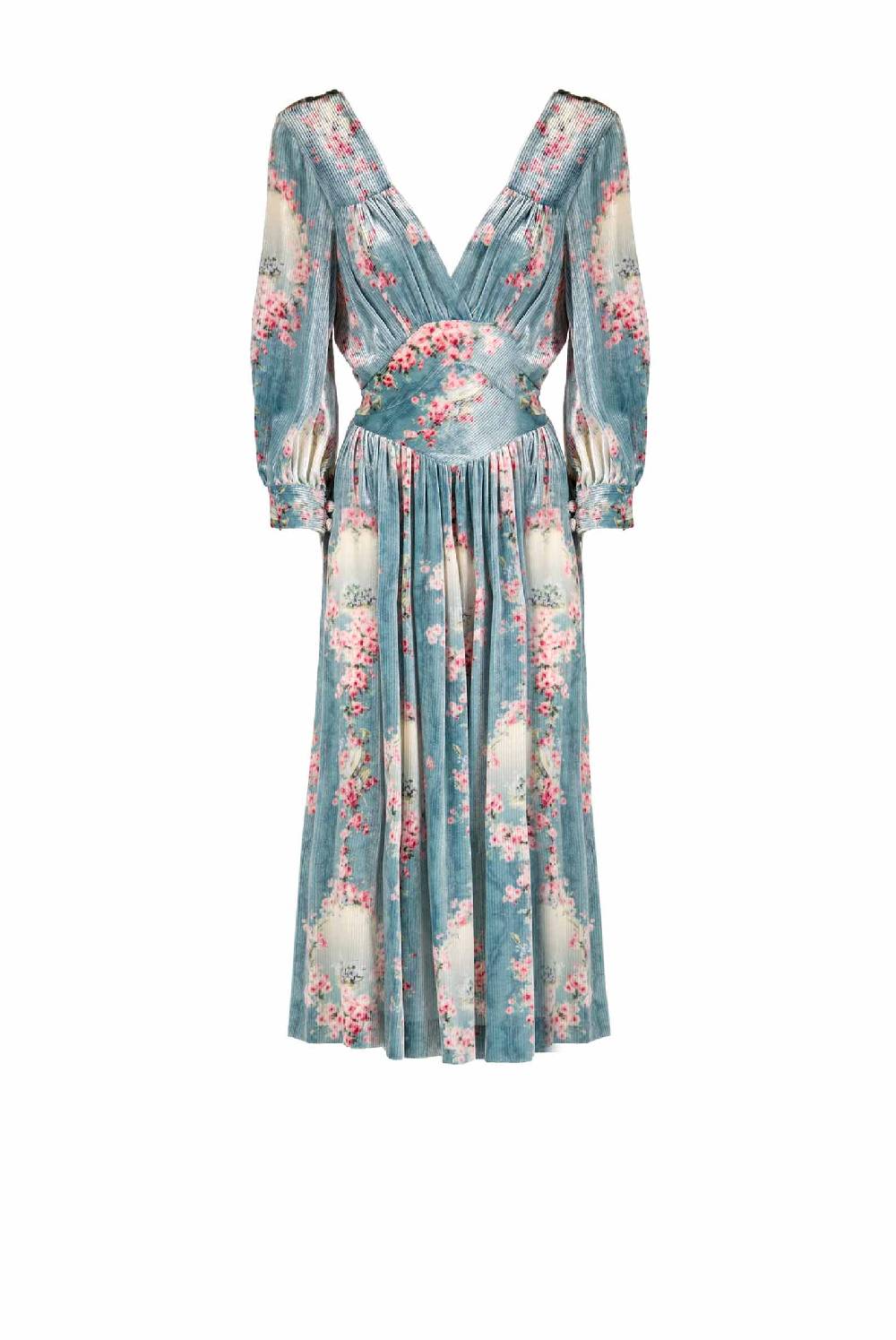 Luisa Beccaria Abito Devorè con maniche a tre quarti