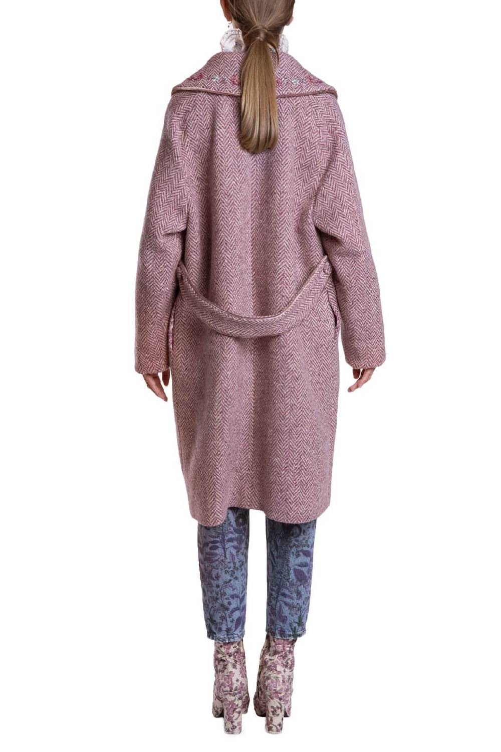 Luisa Beccaria Abito Dritto In Jacquard Fiori Di Campo