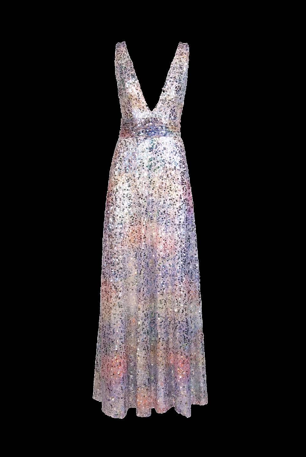 Luisa Beccaria Abito in Paillettes Degradè di Lucilla