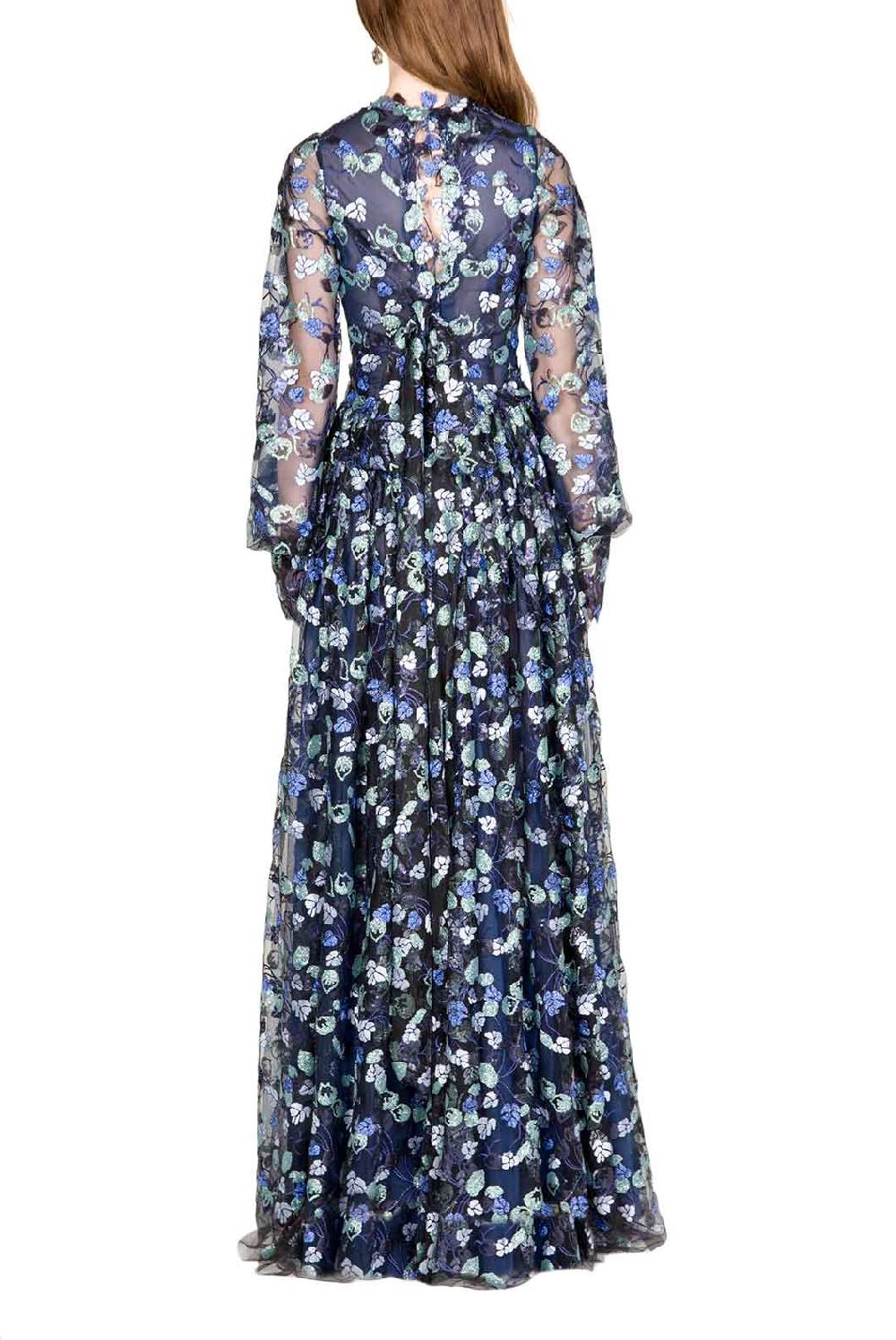 Luisa Beccaria Abito In Tulle Impreziosito Da Paillettes