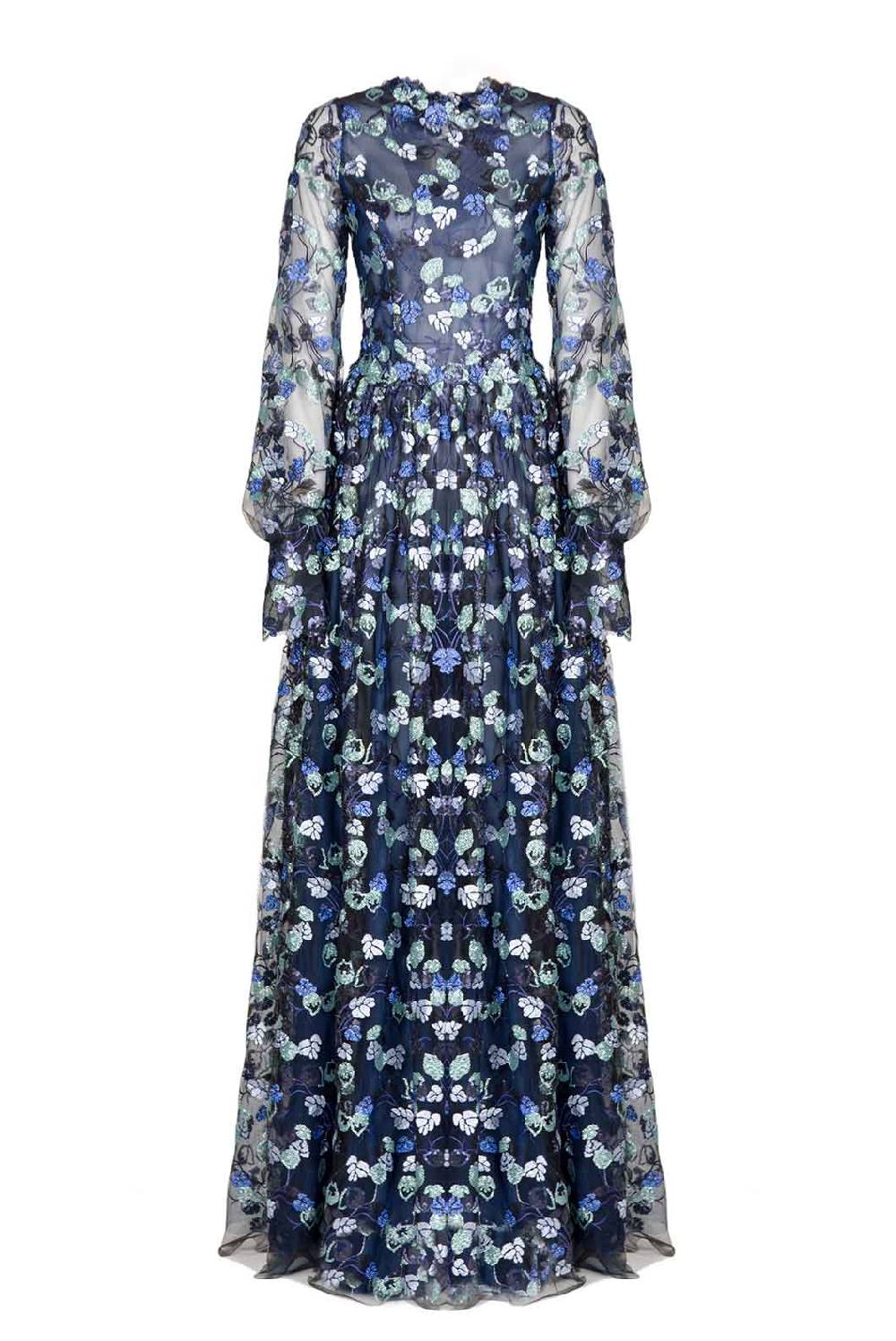 Luisa Beccaria Abito in tulle impreziosito da paillettes