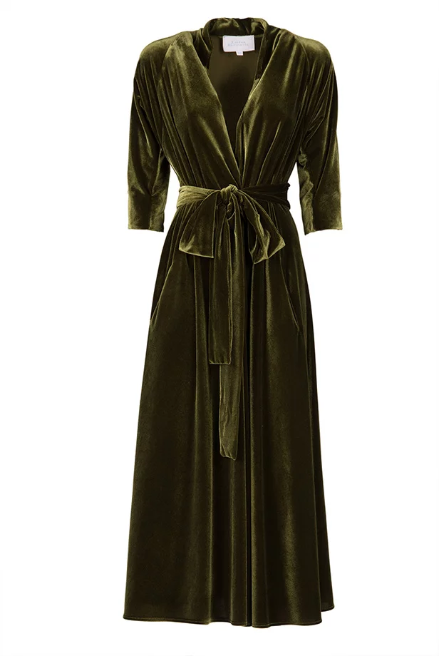 Luisa Beccaria Abito Luisa a portafoglio in velluto