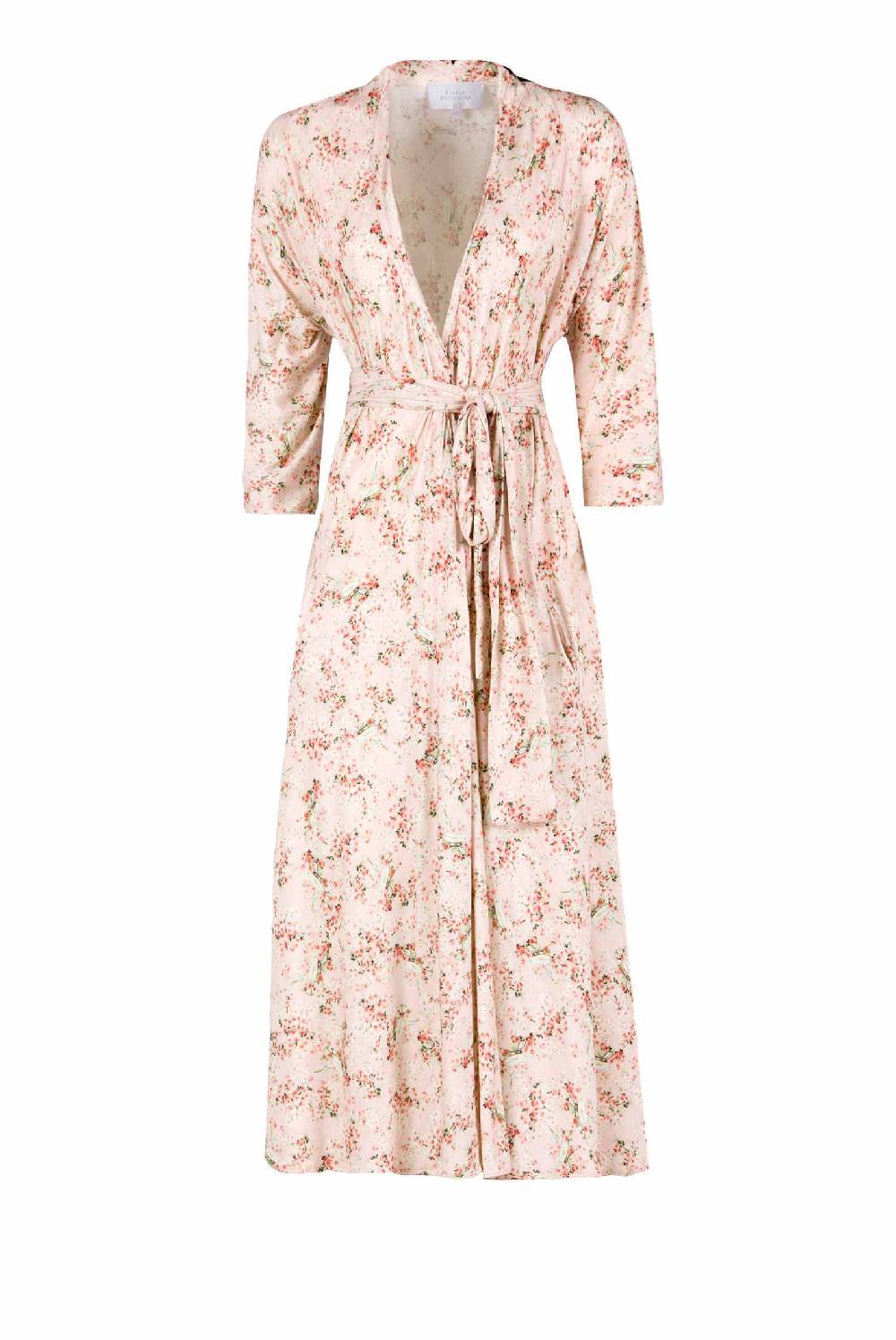 Luisa Beccaria Abito Luisa in jersey con stampa boccioli di rosa