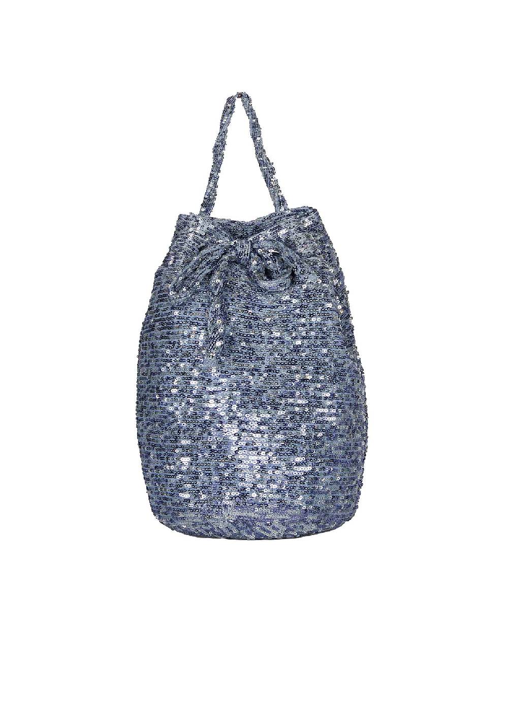 Luisa Beccaria Borsa a secchiello piccola con paillettes