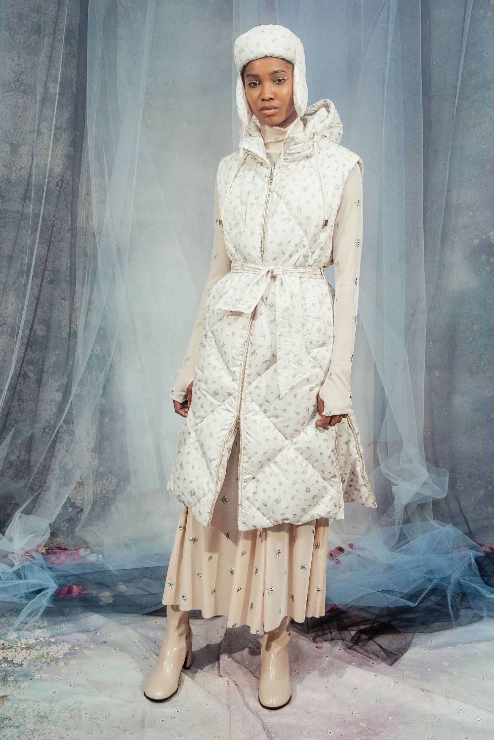 Luisa Beccaria Cappello Da Aviatore Bianco Winter Garden