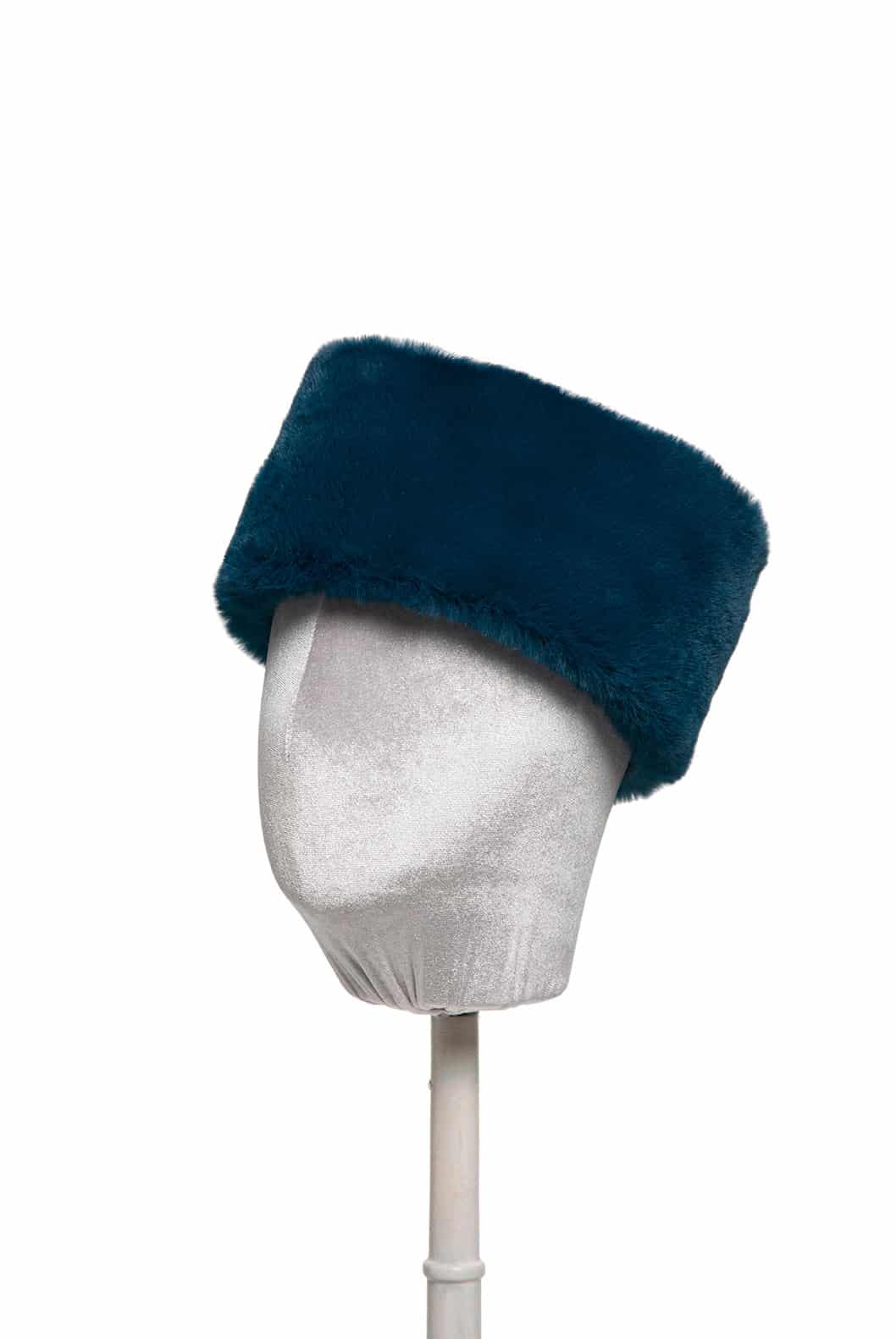 Luisa Beccaria Cerchietto In Pelliccia Sintetica Blu