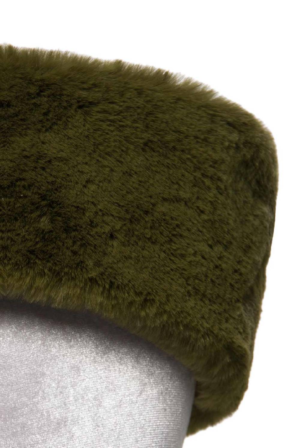 Luisa Beccaria Cerchietto In Pelliccia Sintetica Verde