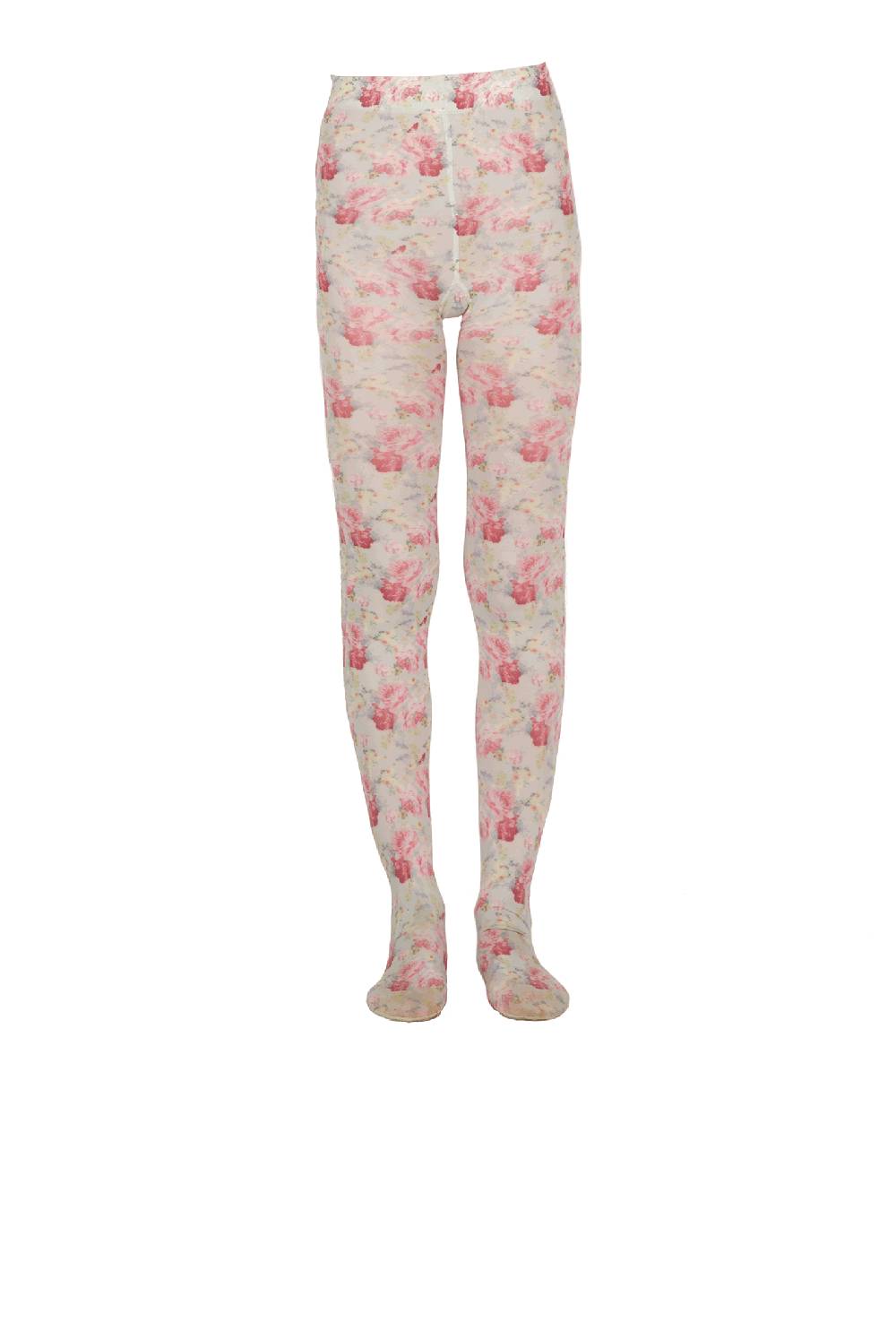 Luisa Beccaria Collant lycra floreale giardino grigio