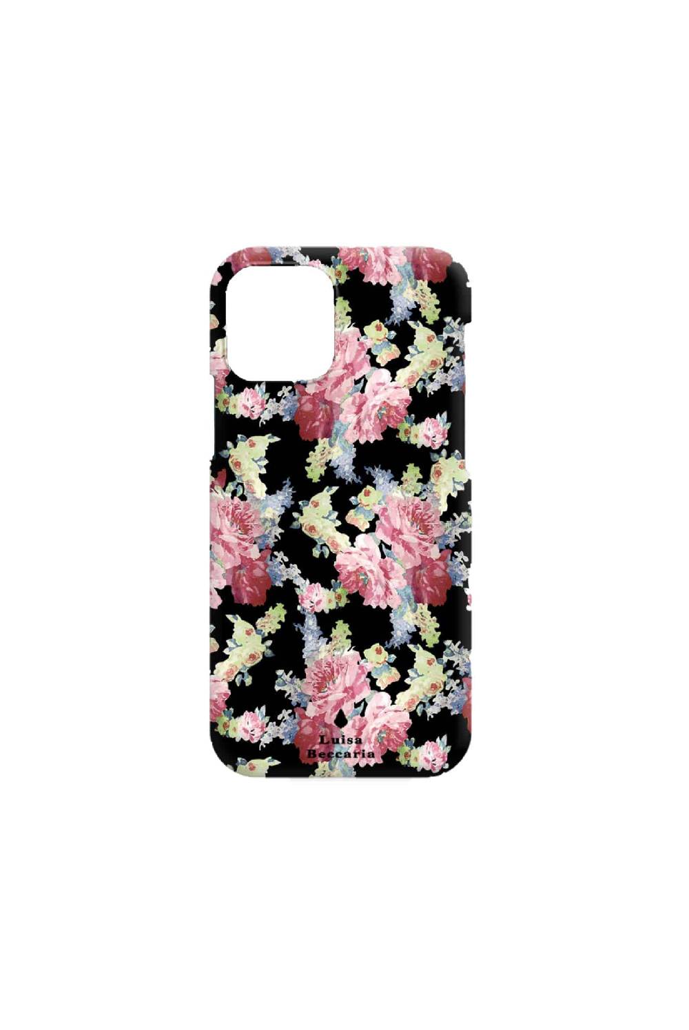 Luisa Beccaria Cover per iPhone opaca con stampa floreale giardino nero