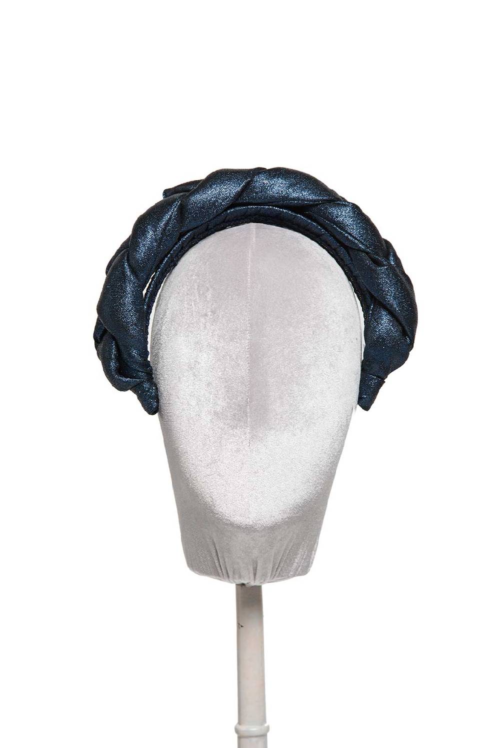 Luisa Beccaria Fascia Per Capelli Intrecciata In Lurex