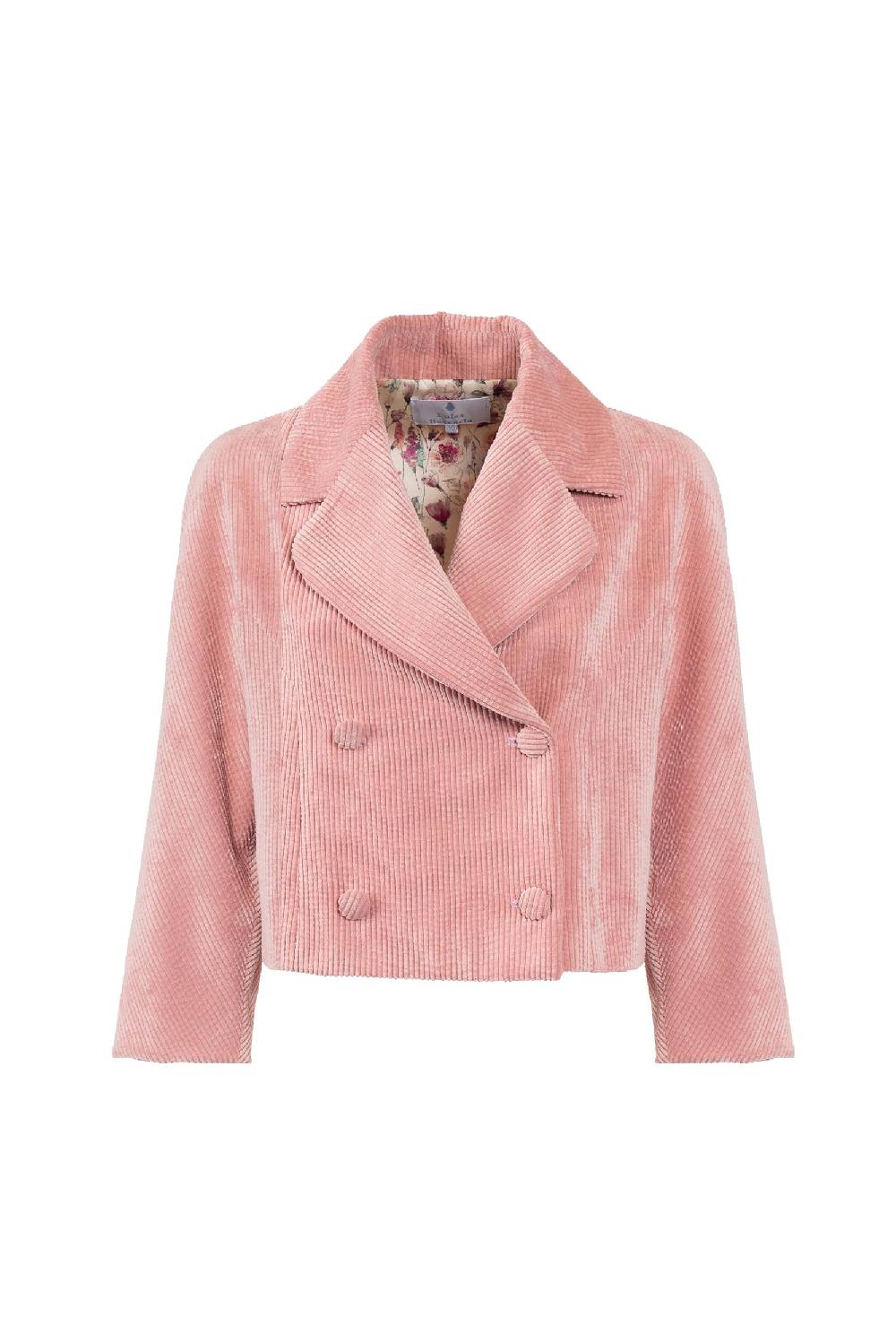 Luisa Beccaria Giacca corta doppiopetto in velluto a coste Luisa Beccaria Giacca corta doppiopetto in velluto a coste