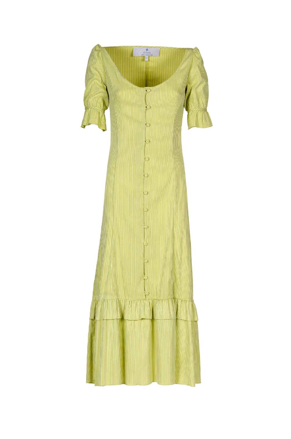 Luisa Beccaria Abito a righe con volant