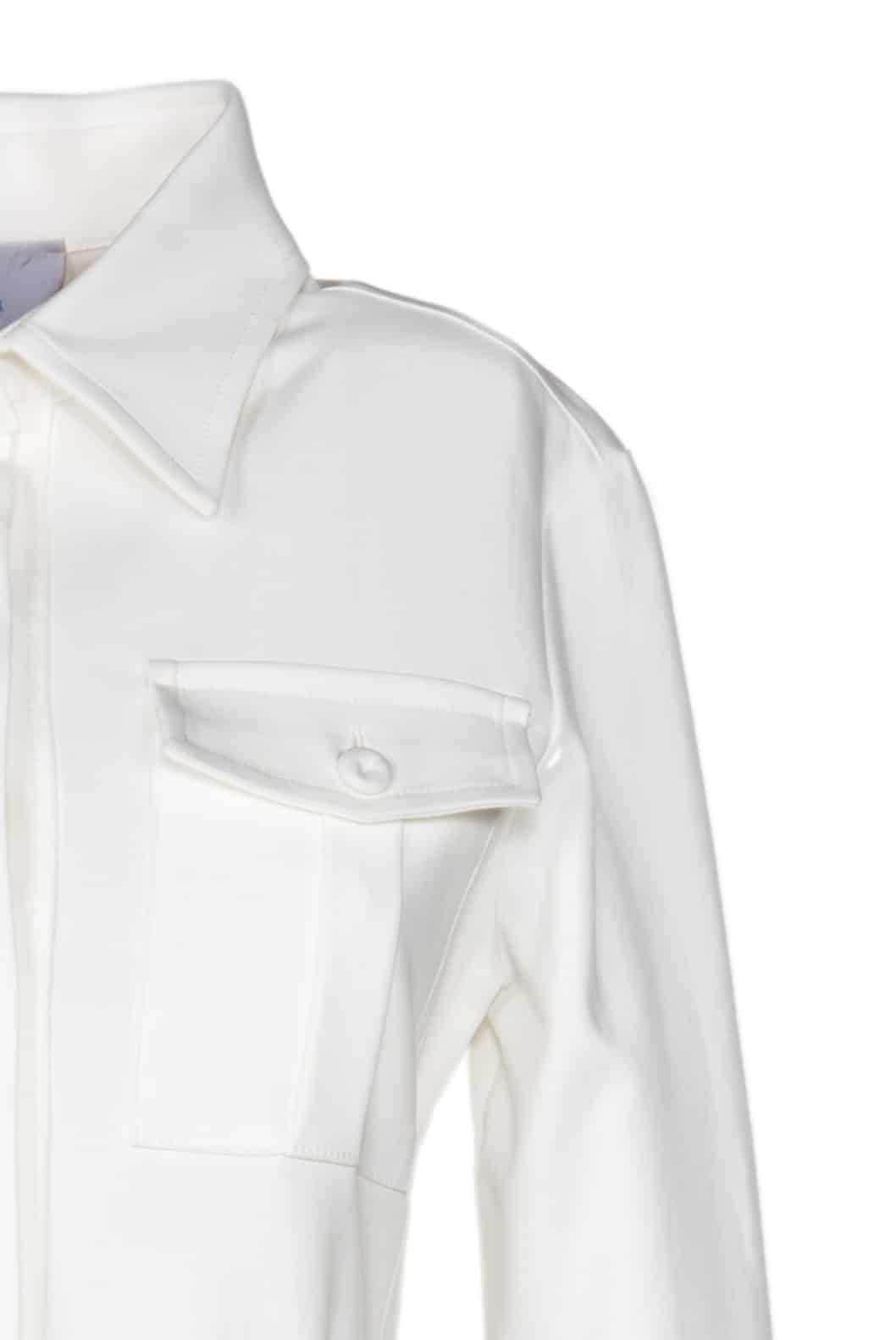 Luisa Beccaria Abito Chemisier Leggero Bianco