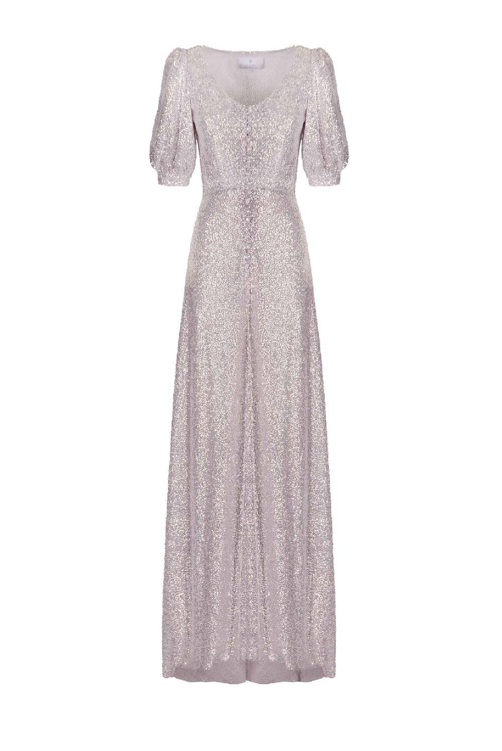 Luisa Beccaria Abito con paillettes bottoncino
