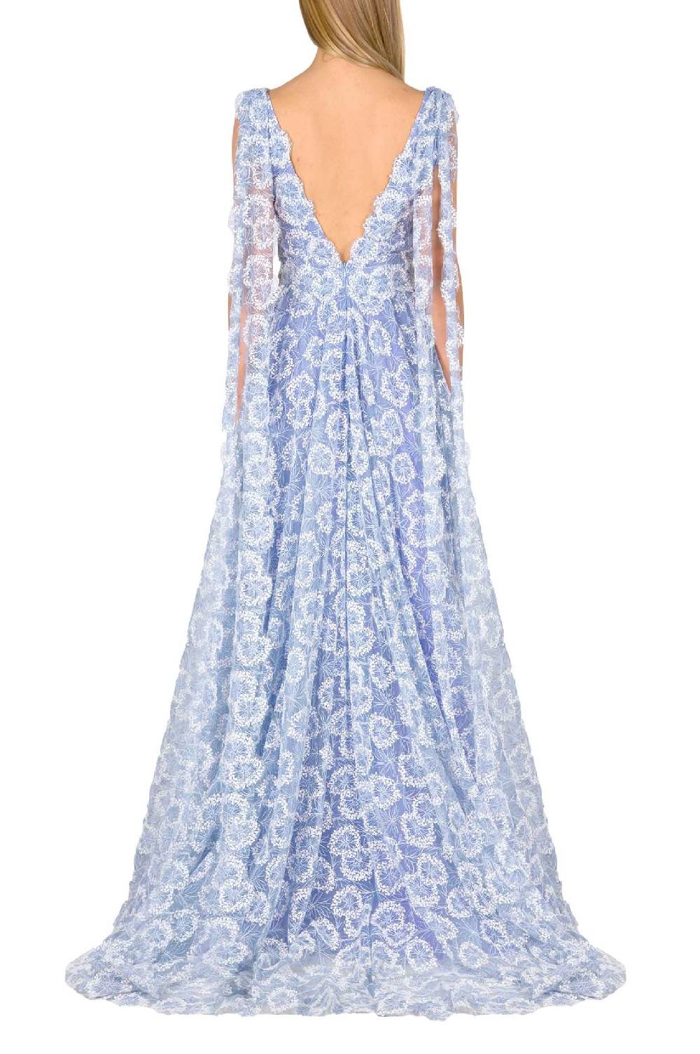 Luisa Beccaria Abito Con Ricami Di Fiori