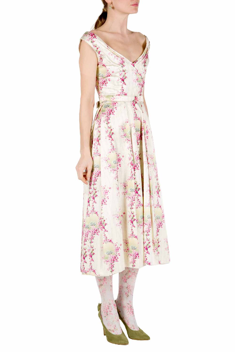 Luisa Beccaria Abito Duchesse Scollo Ampio