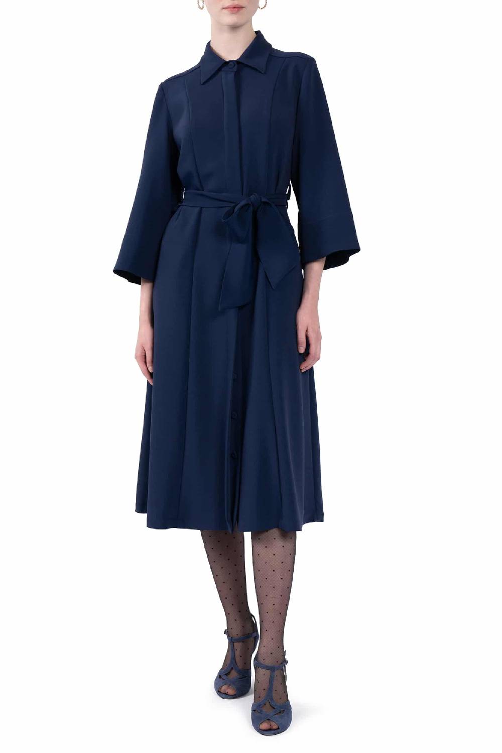 Luisa Beccaria Abito Elasticizzato In Cady