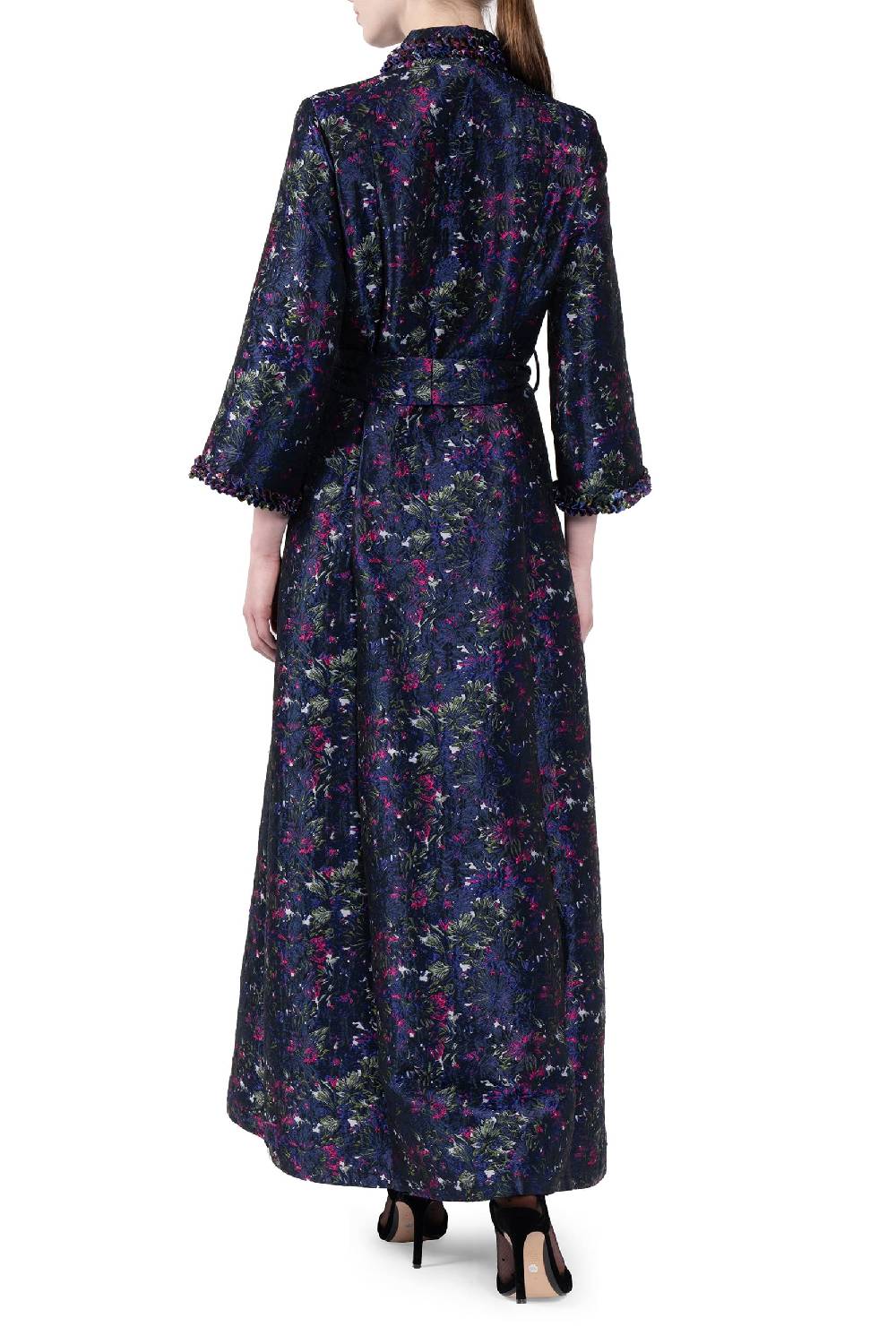 Luisa Beccaria Abito In Broccato Con Colletto