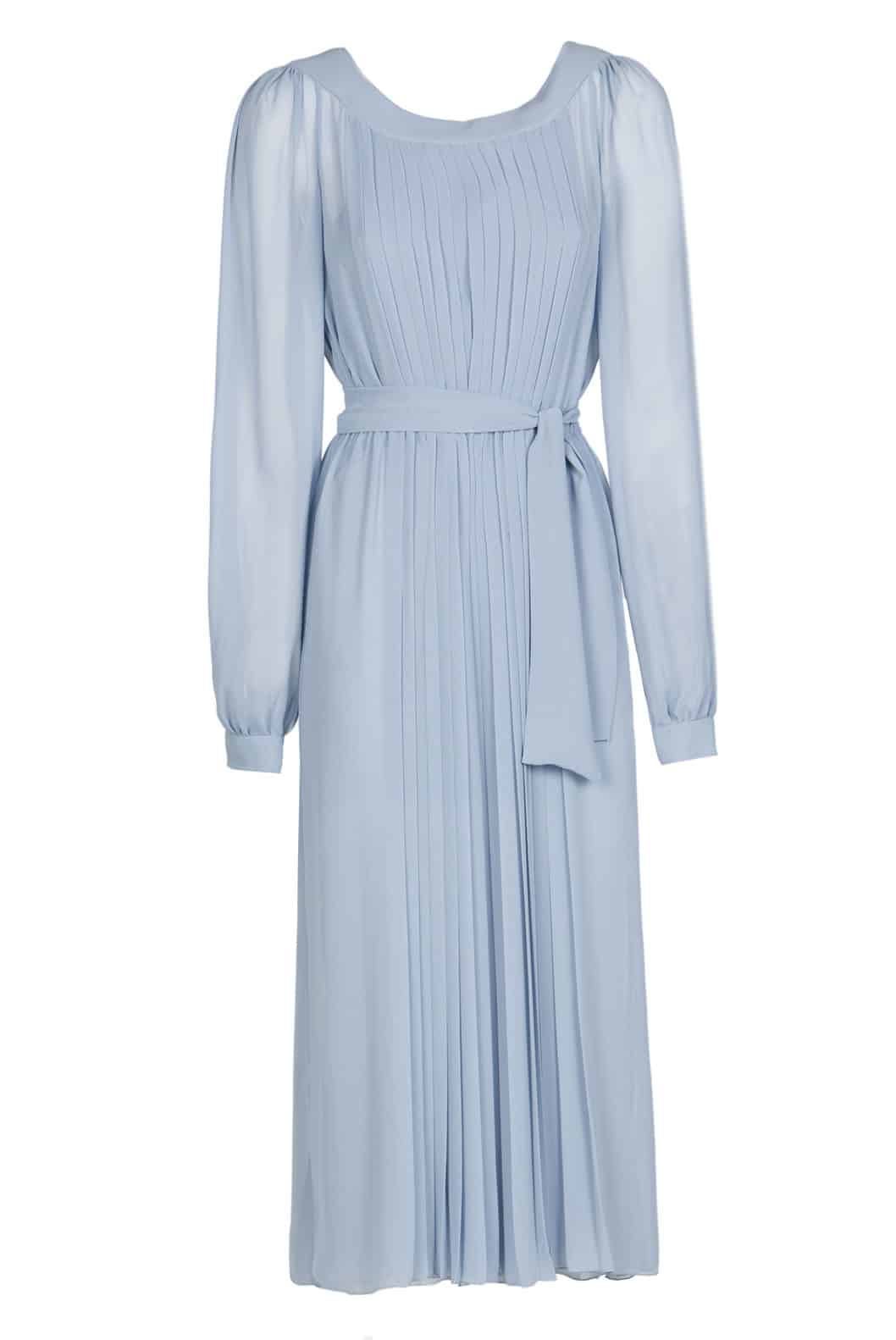 Luisa Beccaria Abito in chiffon plissettato