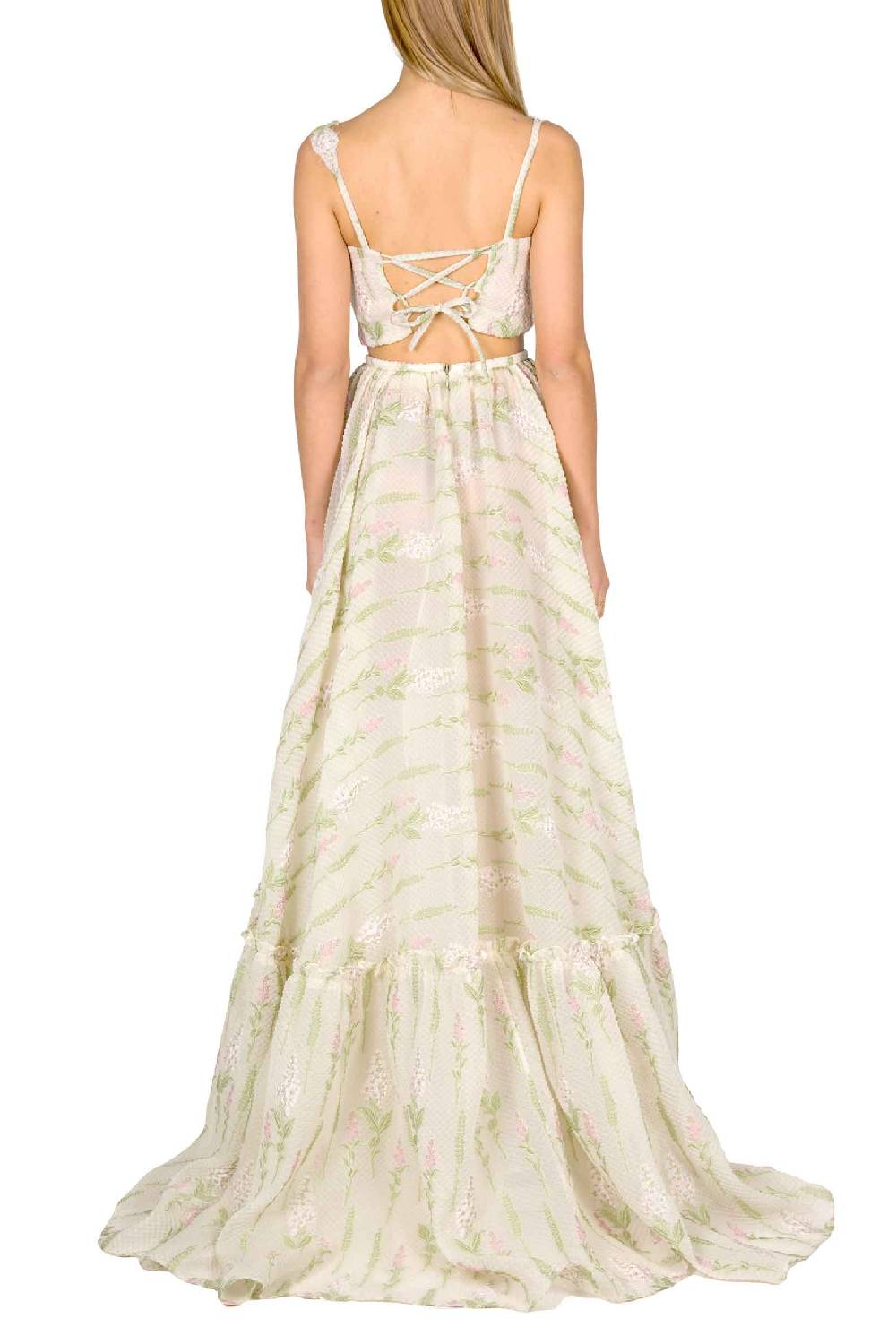 Luisa Beccaria Abito In Fil Coupè Floreale