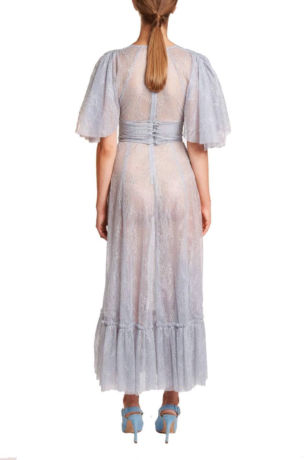 Luisa Beccaria Abito In Pizzo Lurex